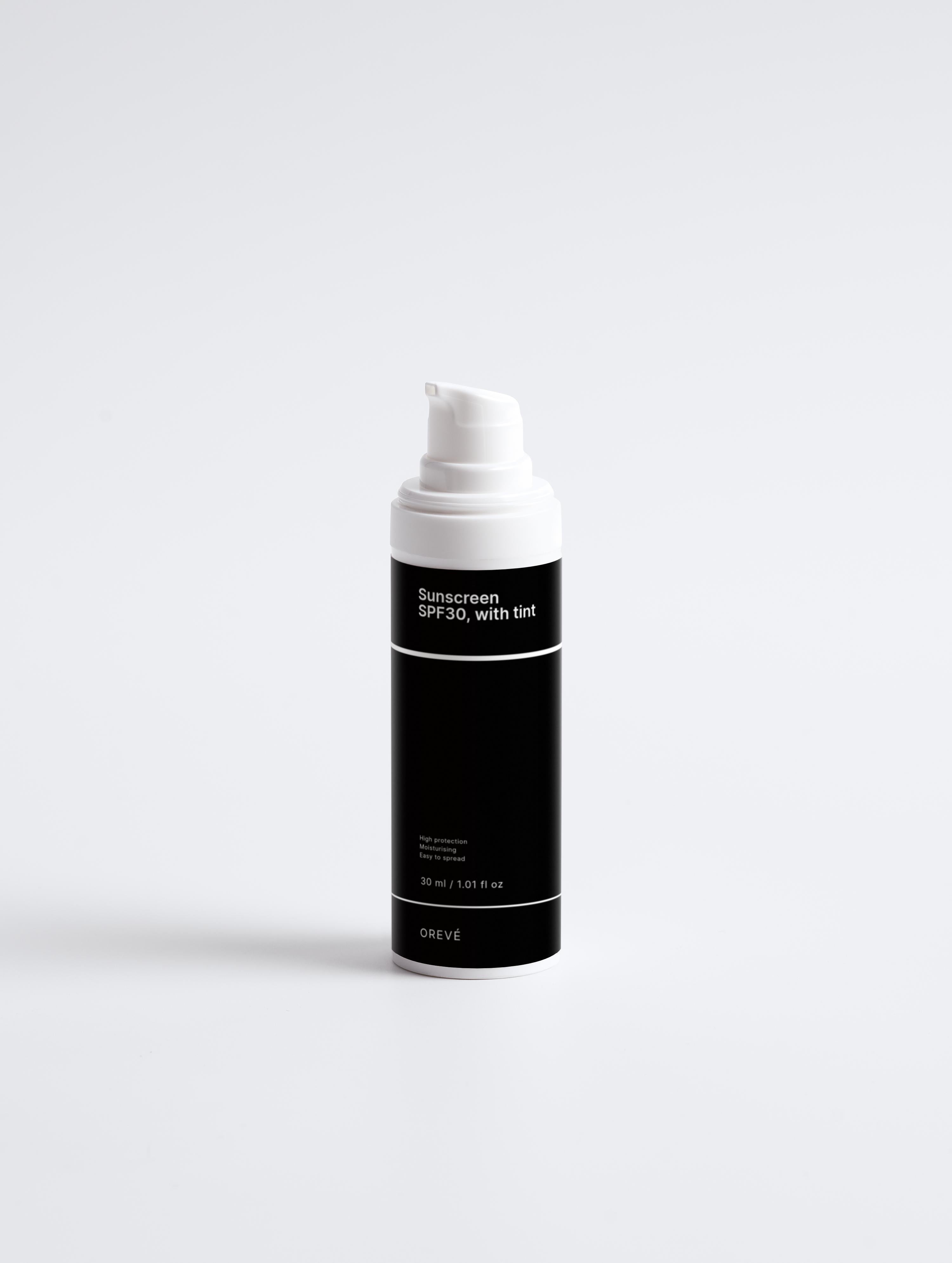 Sunscreen SPF30, with tint