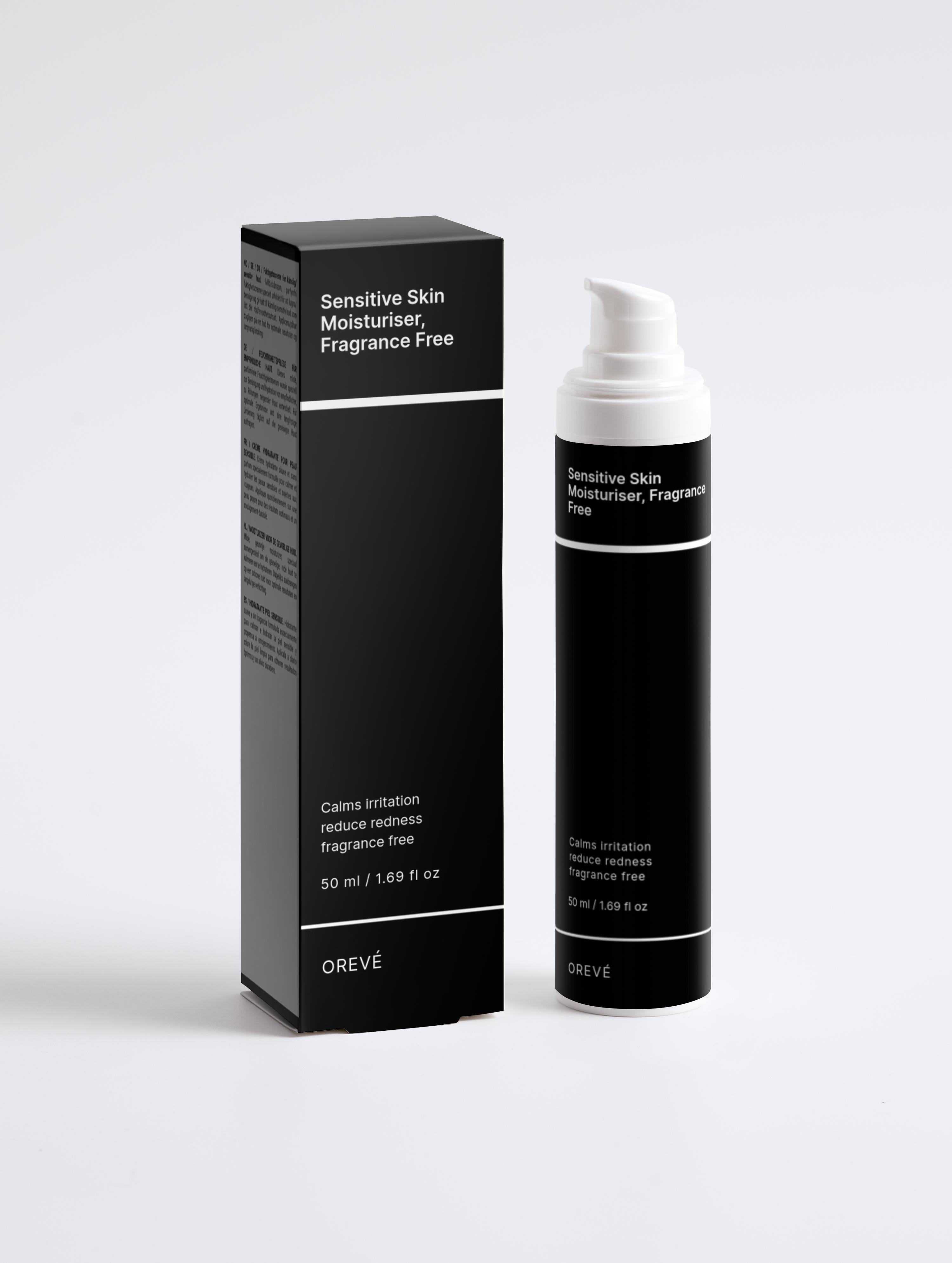 Sensitive Skin Moisturiser, Fragrance Free
